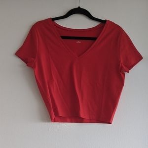 Red Wild Fable Crop Top